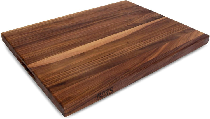 Boos Blocks® WAL R02 Gourmet-Walnussholz-Schneidebrett von John Boos - 61 x 46 x 4 cm - beidseitig v