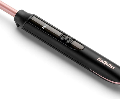 BaByliss 10mm Curling Wand Lockenstab mit Quartz-Keramik Beschichtung für Enge Afro-Locken, rosa Sch