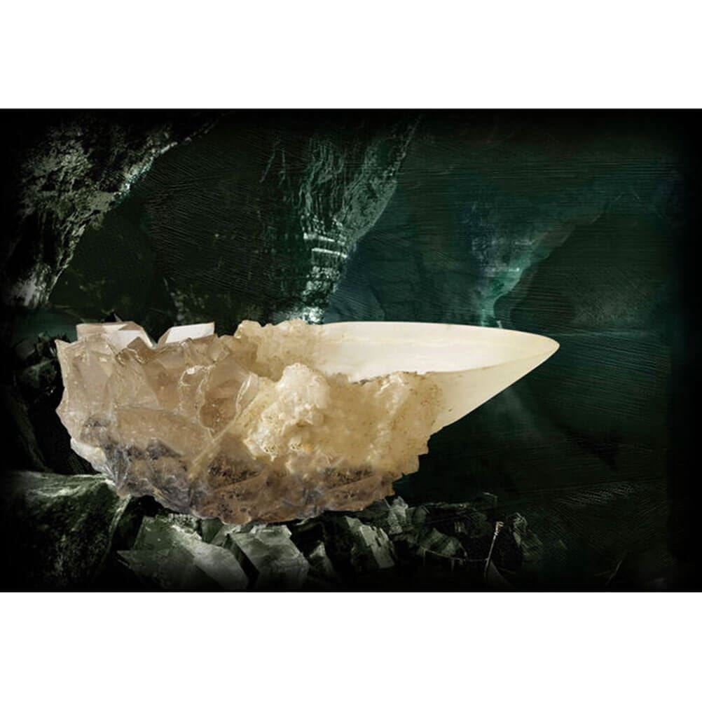 The Noble Collection France Noble Collection  Der Kristallbecher aus der Höhle, NN1009, Weiss