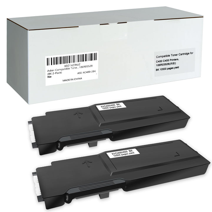 2 Packungen Kompatibler Tonerkartusche für Xerox VersaLink C400 C400V C400N C400DN C405 C405V C405N