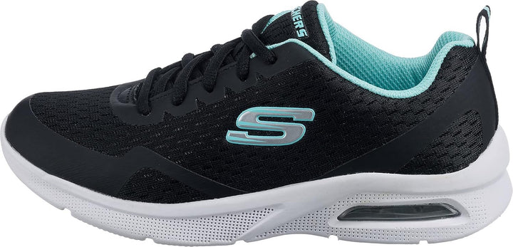 Skechers Mädchen MICROSPEC MAX Electric Jumps Sneaker, Black Mesh