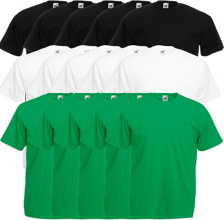 Fruit of the Loom Original Valueweight T Rundhals T-Shirt F140 15er Pack