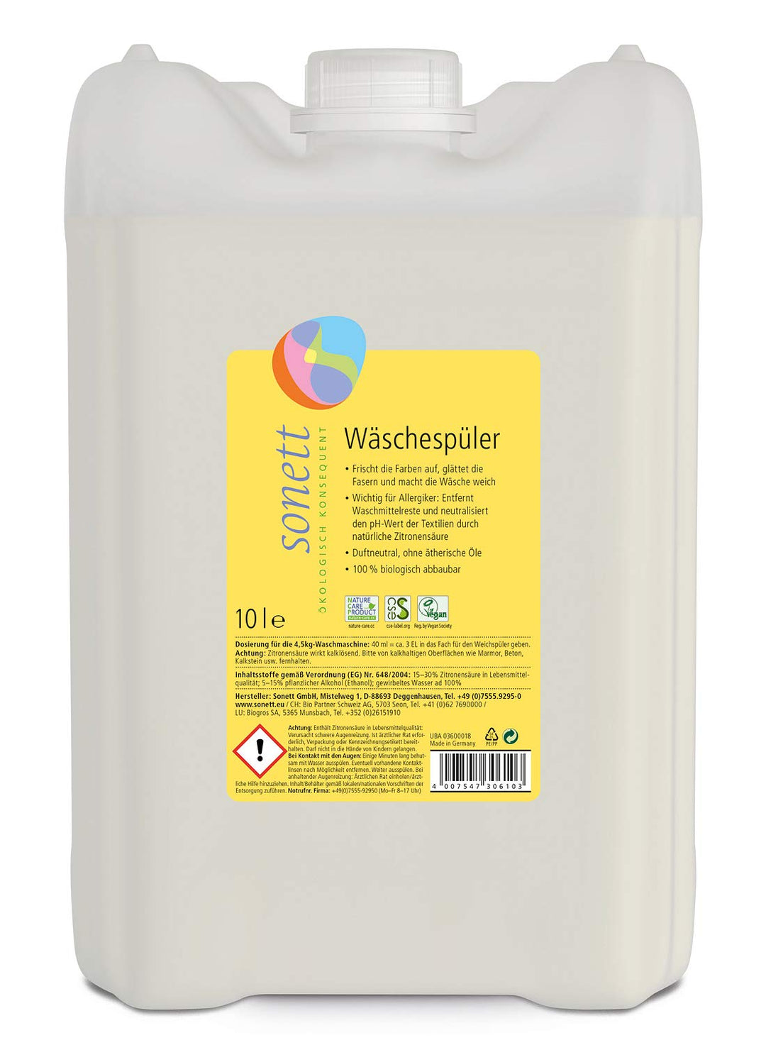 Sonett Wäschespüler, 10 Liter