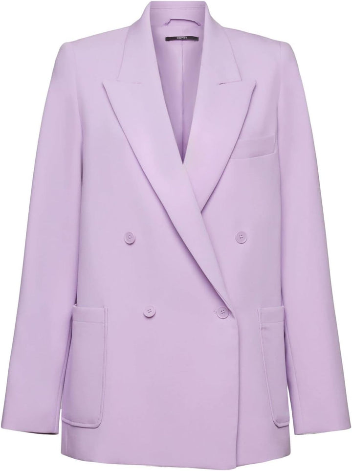 ESPRIT Damen Blazer 34 570/Lavender, 34 570/Lavender