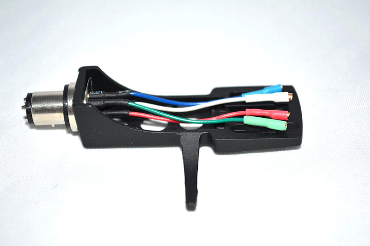 Headshell (Schwarz), Mit Goldfarbenen Anschlüssen für Denon DP 500 M, DP 300F SP, PD 60L, DP, A100,