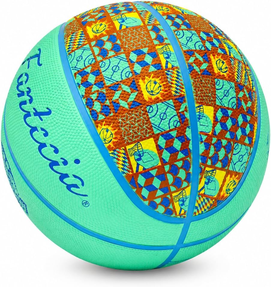Basketball Grösse 5, Professioneller Wettkampf-Basketball aus Gummi, Trainingsball mit hohem Sprungv