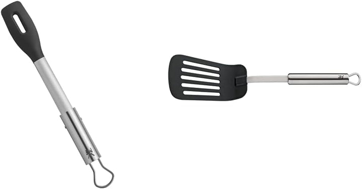 WMF BBQ Servierzange 32,5 cm, Cromargan Edelstahl, Kunststoffkopf & Pfannenwender 32,2 cm Profi Plus