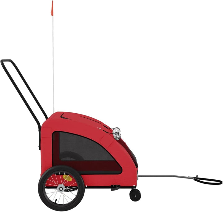 Gecheer Fahrradanhänger für Hunde, Robustes Oxford-Gewebe und stabiles Eisen, wasserdichter Hundetra