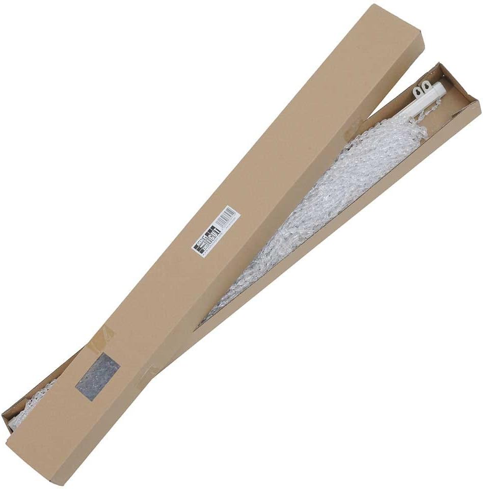 HAB & GUT -DV0294- Türvorhang Tropfen, klar 90x200 cm Perlenvorhang Pailettenvorhang, Klar