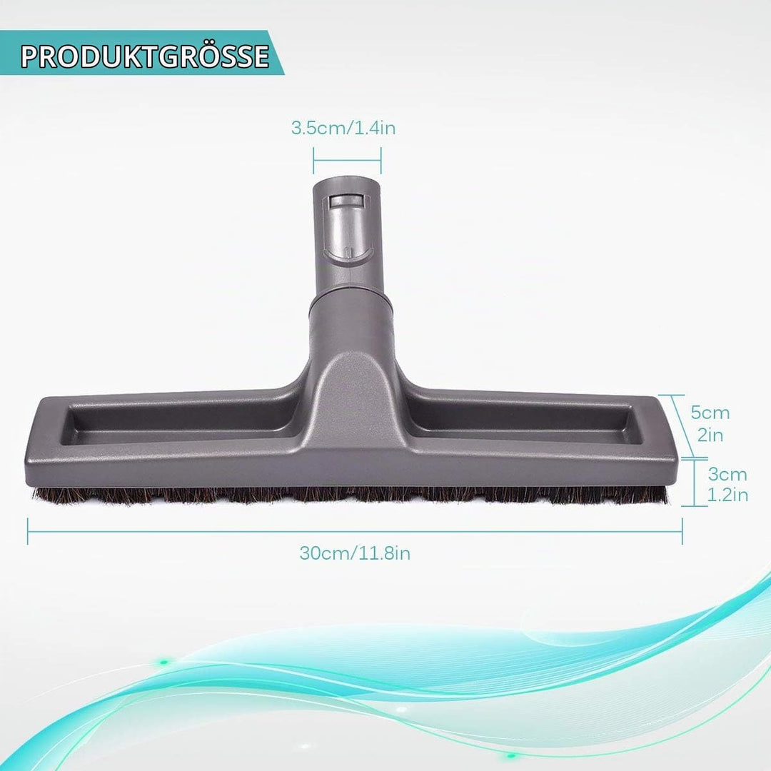 KEEPOW Flexible Parkettbürste, Bürste Passend für Dyson Staubsauger (mit Adapter für V7 V8 V10
