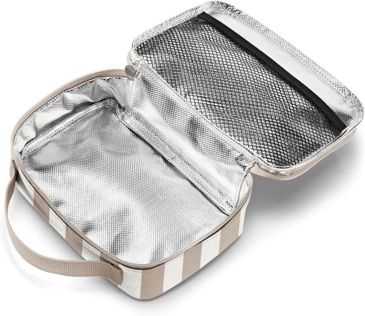 reisenthel thermocase summerstripes coffee – Kleine Kühltasche für Kosmetik, Medikamente, Snacks u.