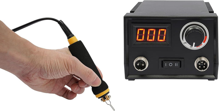 Doppel-Stift-Brenner, 80W, 21 Spitzen, Für Holz & Leder, Schwarz | Repomanda, 80W, 2 Brennstifte, 21