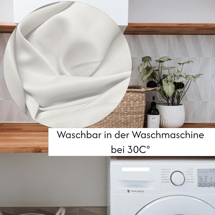 Cleanlevel EST 2016 Verdunkelungsvorhang Vorhang Gardinen Übergrösse mit Ösen Ösengardine Blickdicht