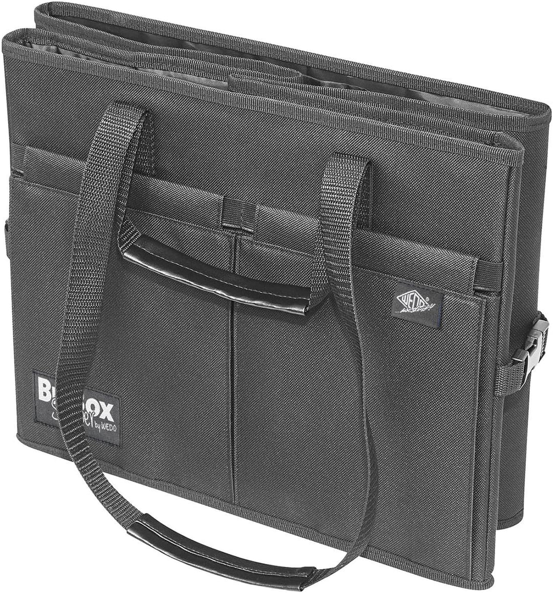WEDO BigBox Shopper L – kompakte Kofferraumtasche 47 L, faltbar, 100 kg Traglast, Polyester, mit Inn