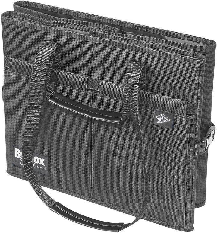 WEDO BigBox Shopper L – kompakte Kofferraumtasche 47 L, faltbar, 100 kg Traglast, Polyester, mit Inn