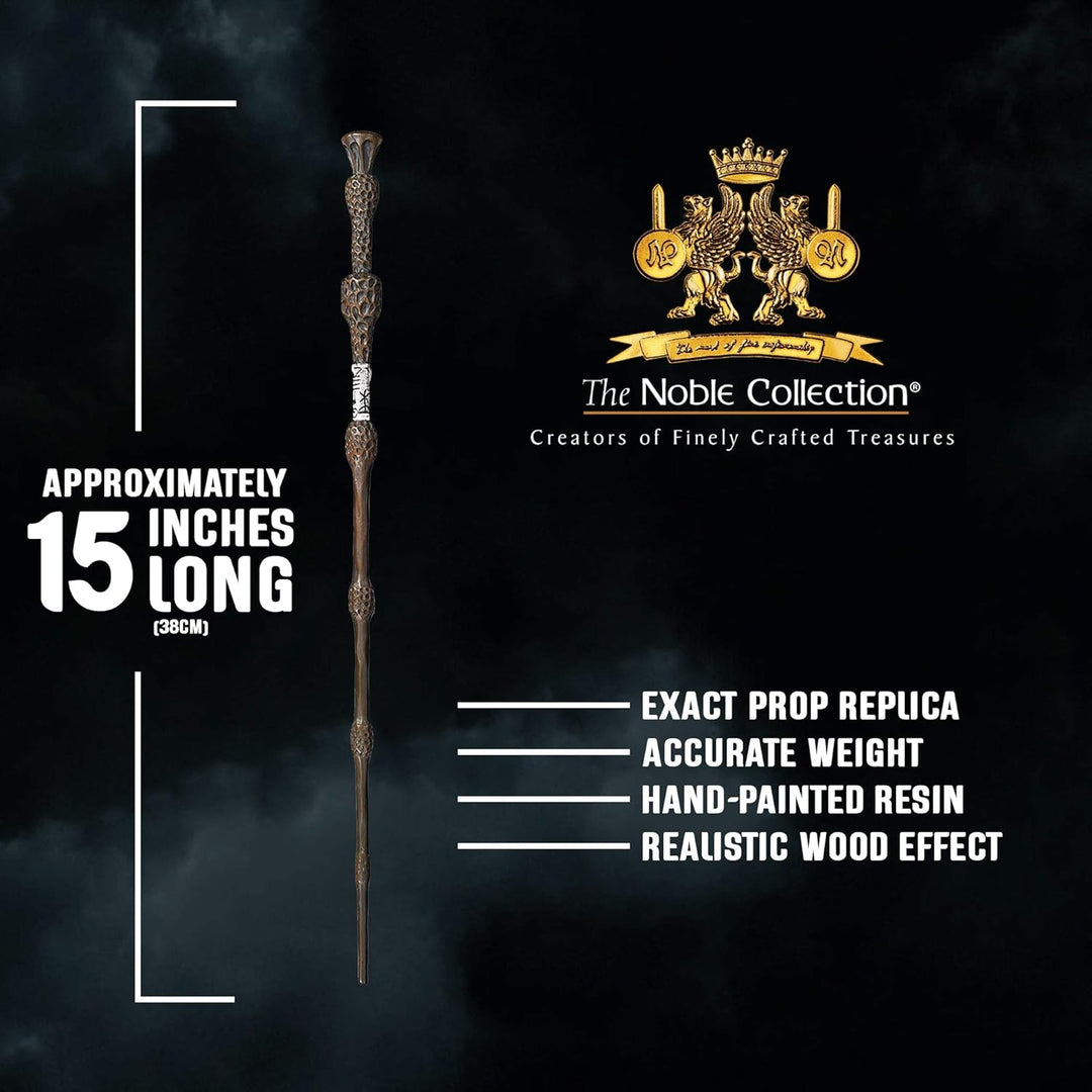 The Noble Collection Harry Potter Professor Dumbledore Wand in Ollivanders Box by
