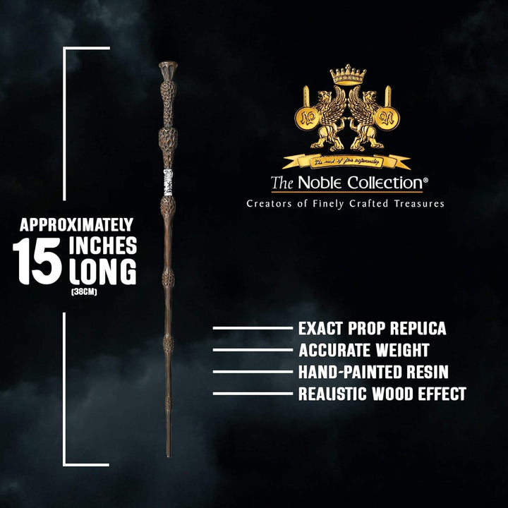The Noble Collection Harry Potter Professor Dumbledore Wand in Ollivanders Box by