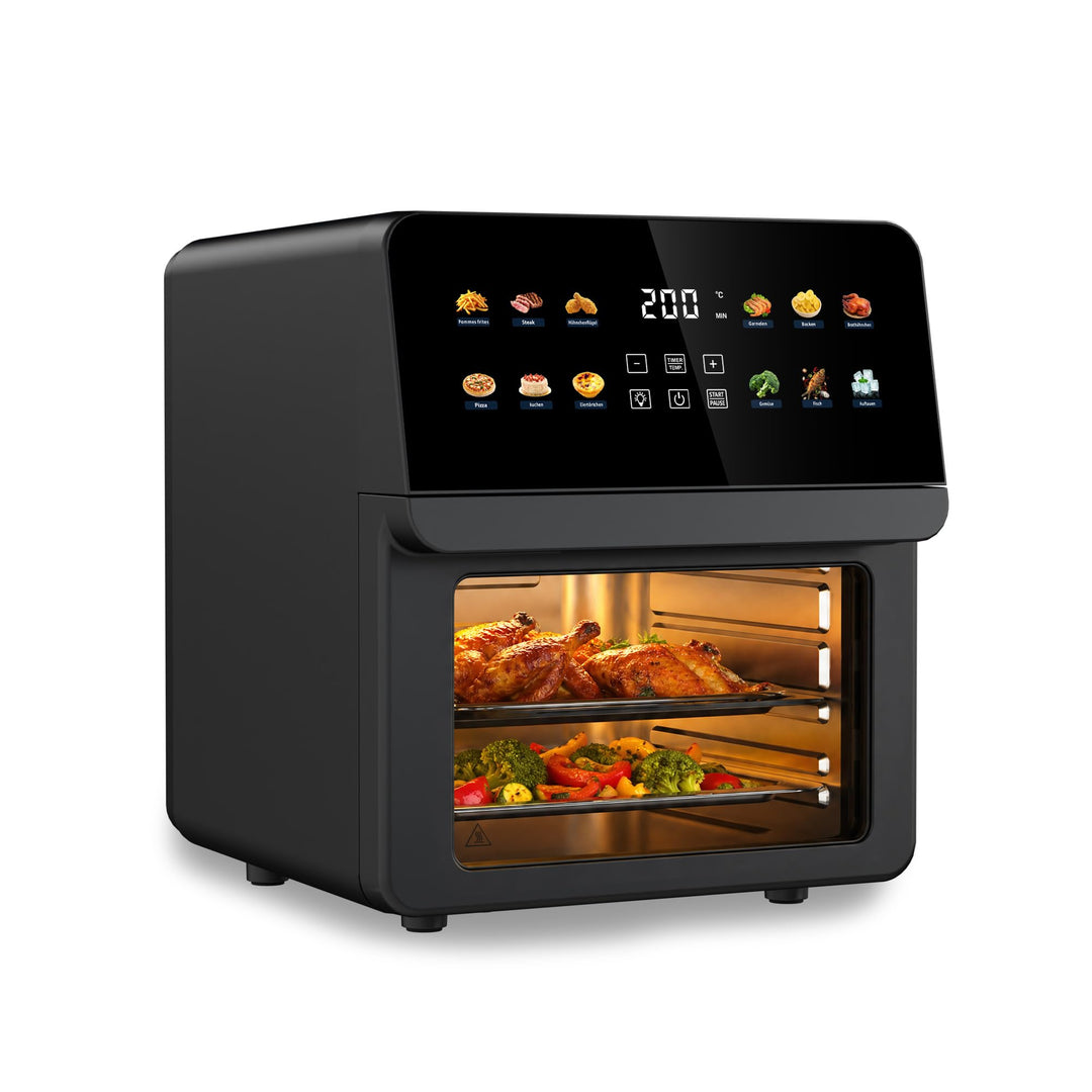 Heissluftfritteuse &amp; Mini-Backofen, 12-in-1, 1700 W, digital