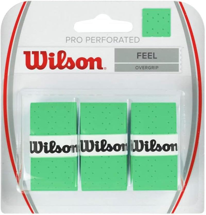 Wilson Griffband, Pro Overgrip Perforated, Unisex Grn