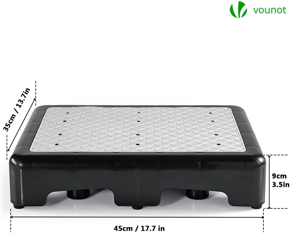 VOUNOT Trittstufe Indoor & Outdoor, rutschfeste und tragbare Fussbank für ältere Menschen, One Step
