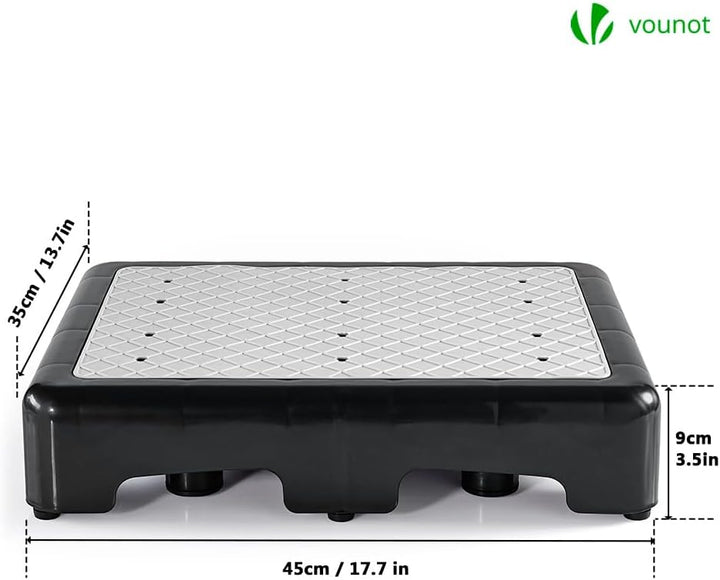 VOUNOT Trittstufe Indoor & Outdoor, rutschfeste und tragbare Fussbank für ältere Menschen, One Step