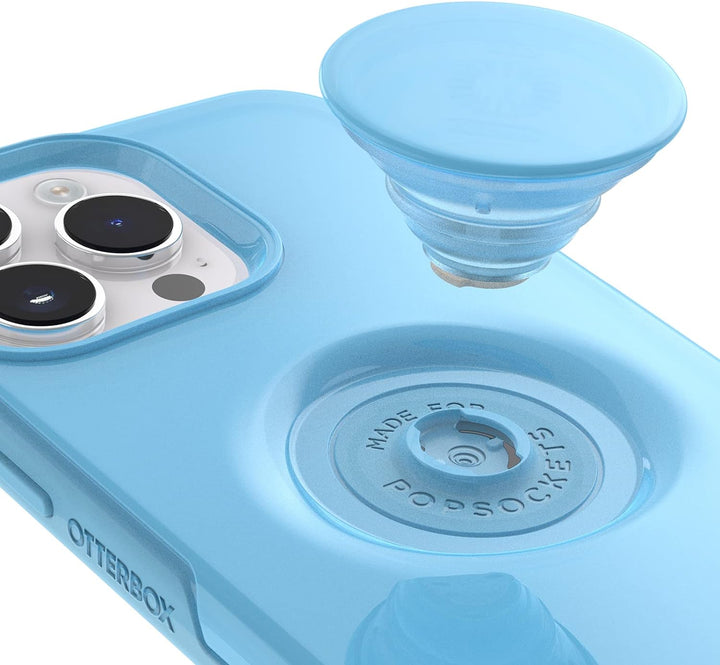 OtterBox iPhone 14 Pro (nur) Otter + Pop Symmetry Series Clear Case – You Cyan This (Blau), integrie
