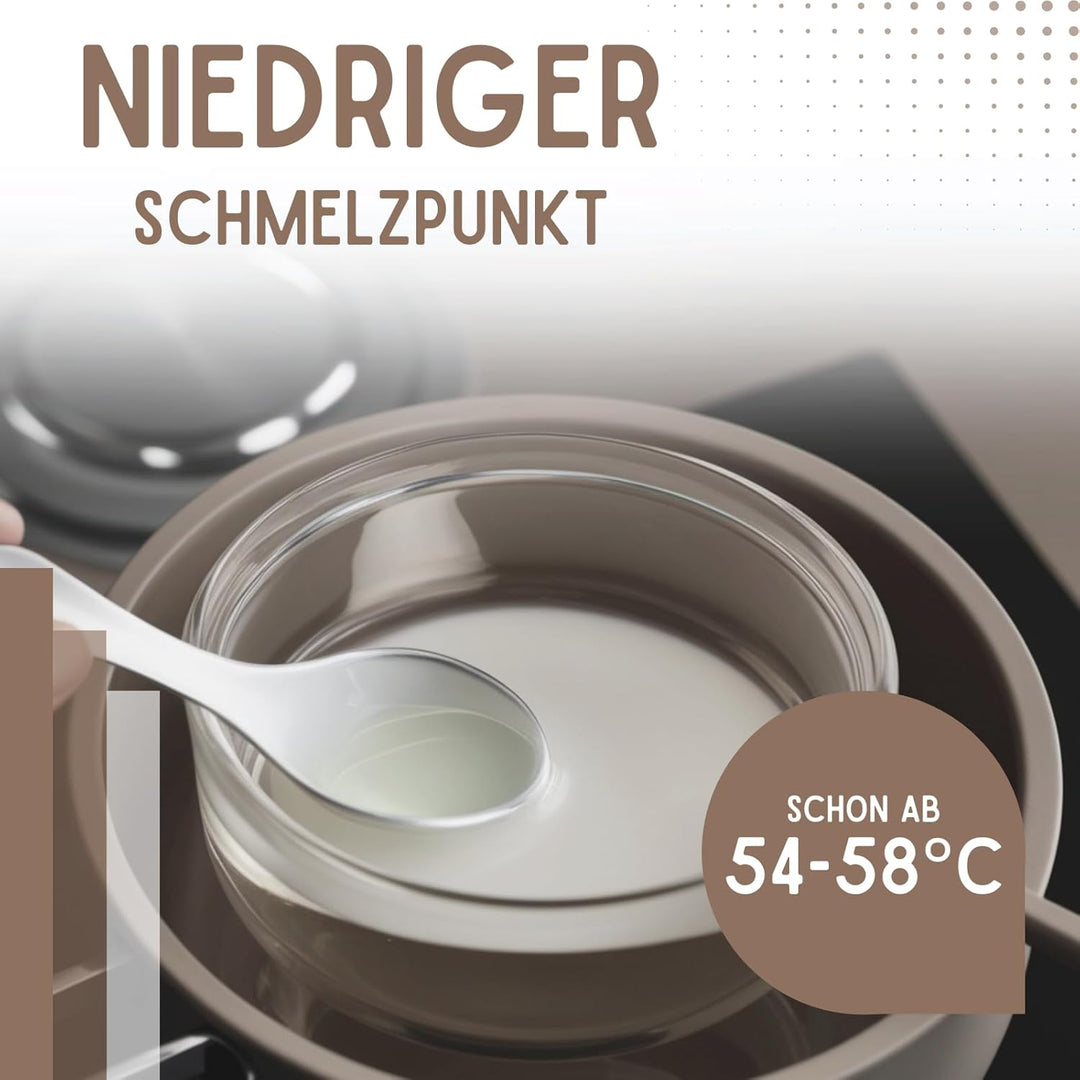 TFC Kompositionswachs 4kg - Premium Kerzenwachs zum Giessen und Gestalten - Ideal für Duftkerzen und