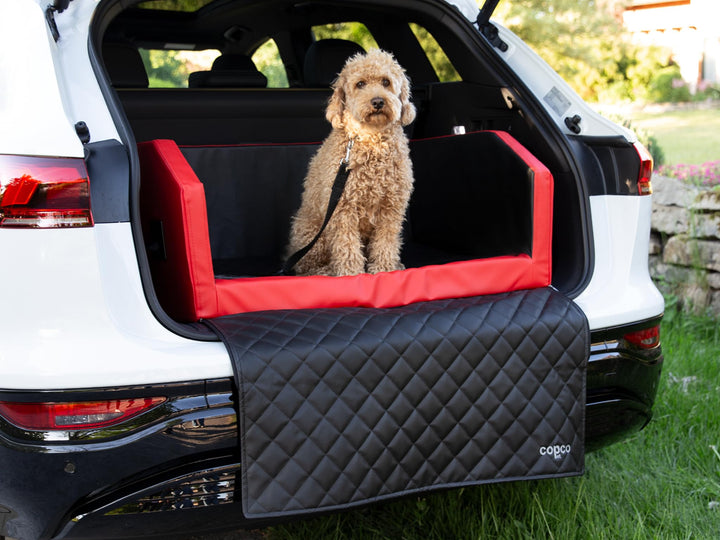 Hundebox Auto Kofferraumschutz Hund mit ladekantenschutz Kofferraum【Mit Tasche】 Kofferraum schutzmat
