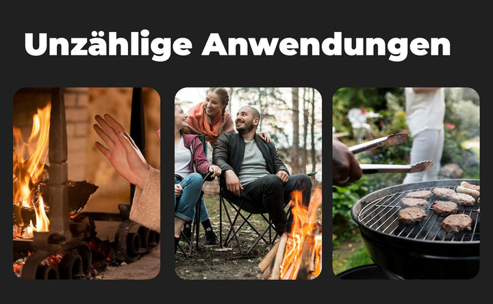 400 SILVER - FIDIBUSSE Anzünder | Kaminanzünder | Ofenanzünder | Grillanzünder