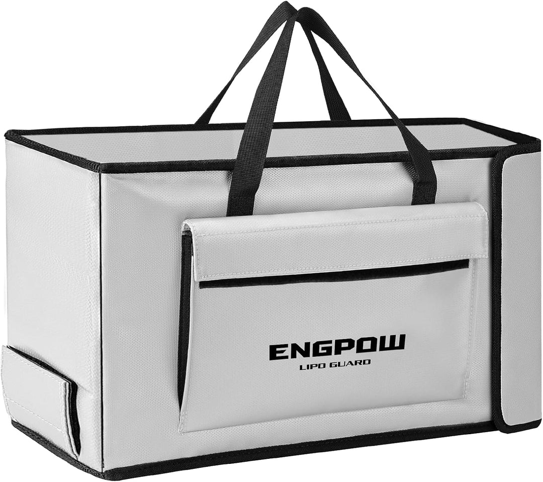 Akku Tasche Ebike Batterie Tasche Feuerfeste bis 2000°F Explosionsgeschützte Lipo Bag kompatibel mit