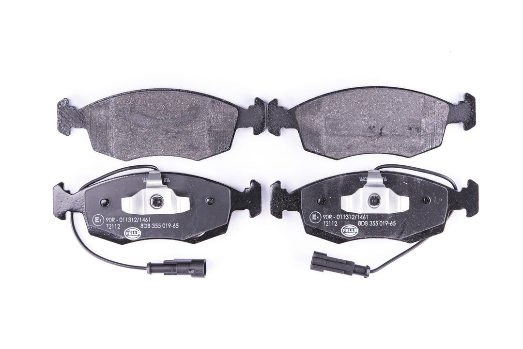 HELLA PAGID 8DB 355 019-651 Bremsbelagsatz - T2112 - Dicke/Stärke: 16.7mm - Bremssystem: Teves - mit