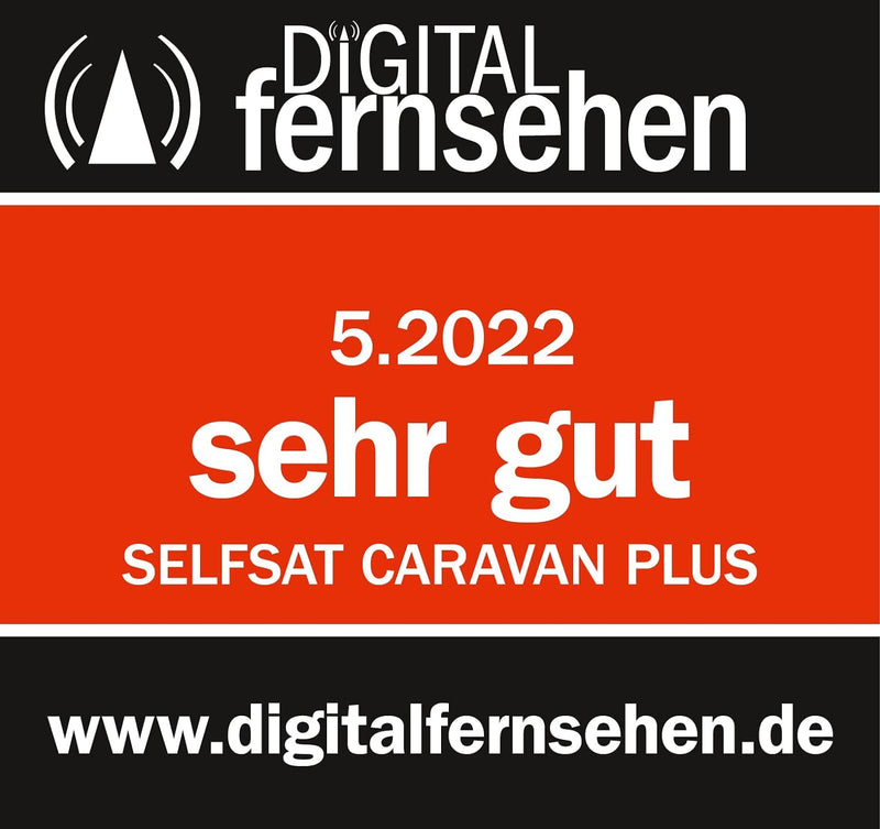 [Test: SEHR GUT*] Selfsat Caravan Plus Single - vollautomatische Satellitenantenne incl. Steuerung ü