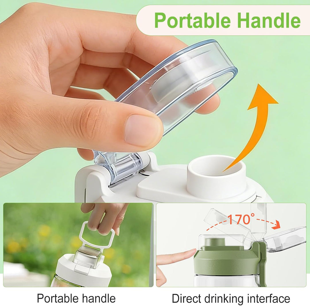 Tragbarer Mixer Smoothie Maker, 650ml Abnehmbarer Behälter mit 4000mAh Kabellos, Mini Standmixer Zer