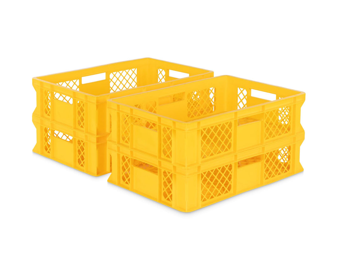 DIE BOX FABRIK 4er SET Bäckerkisten 600x400x150mm, Bäckerkiste, Brotkiste, Brotkörbe, Brötchenkiste,
