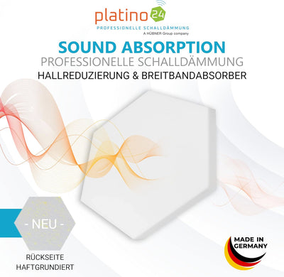 3D Absorber aus Basotect ® B WEISS -9 x Akustik Schallabsorption Breitbandabsorber Set #04 Set 4