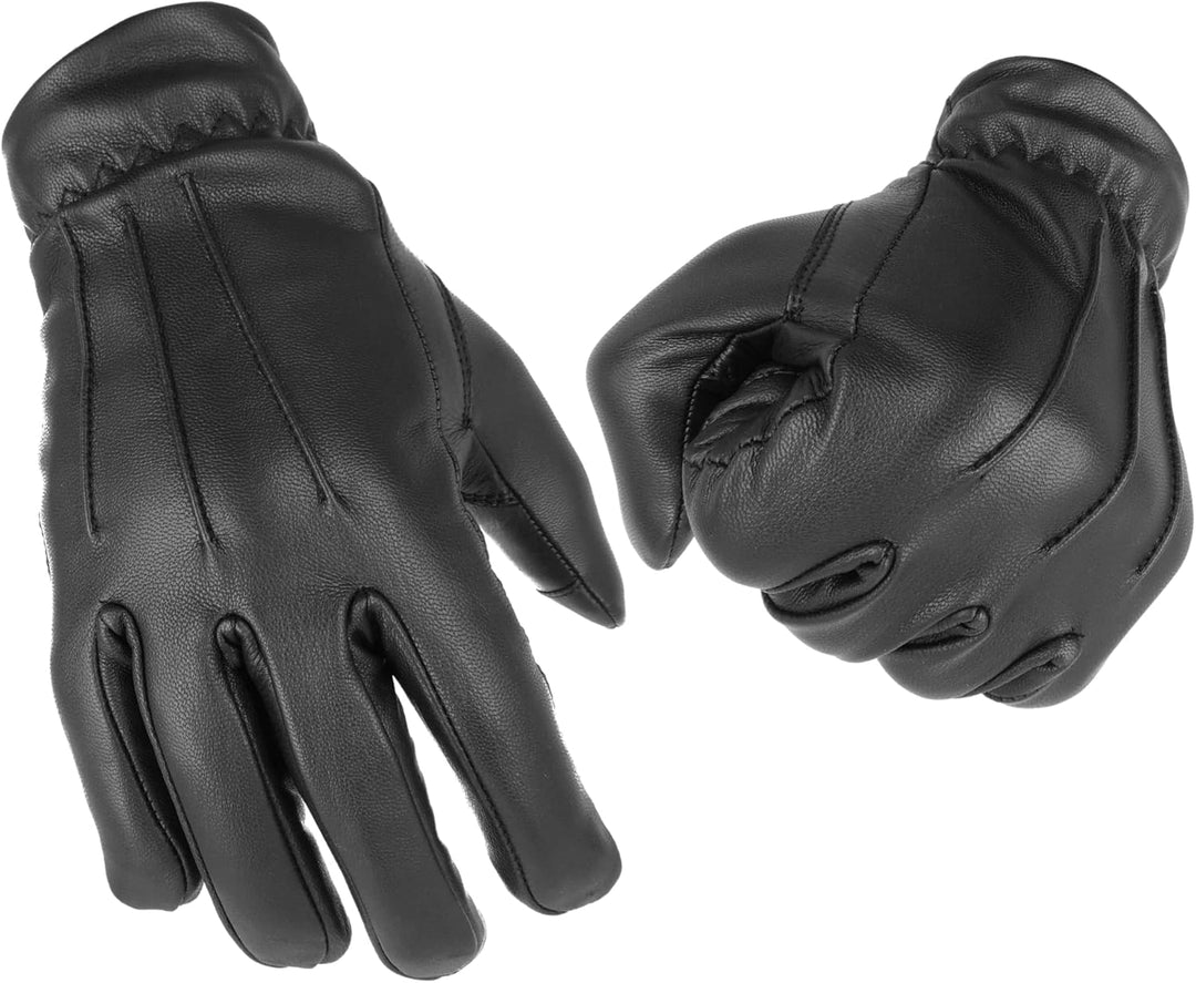 TacFirst Belfast Patrol Einsatzhandschuhe H015 warm gefüttert, 360° schnitthemmend, Echtleder Dienst