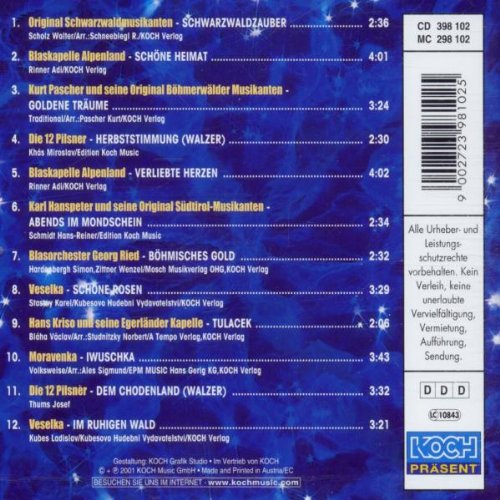 Blasmusik Zauber-Walzer, Audio-CD