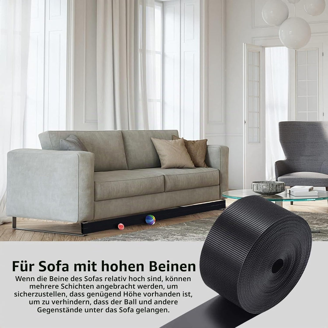 Spielzeugblocker für Möbel, Verstellbare Stossstange, Schwarze Couch-Stopper,Couch Under Blocker, Sp