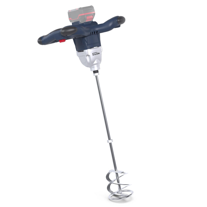 Güde RW 18-0 Akku Rührwerk – 18 Volt Lithium-Ionen, M14 Aufnahme, 12 cm Mischaufsatz Durchmesser, oh