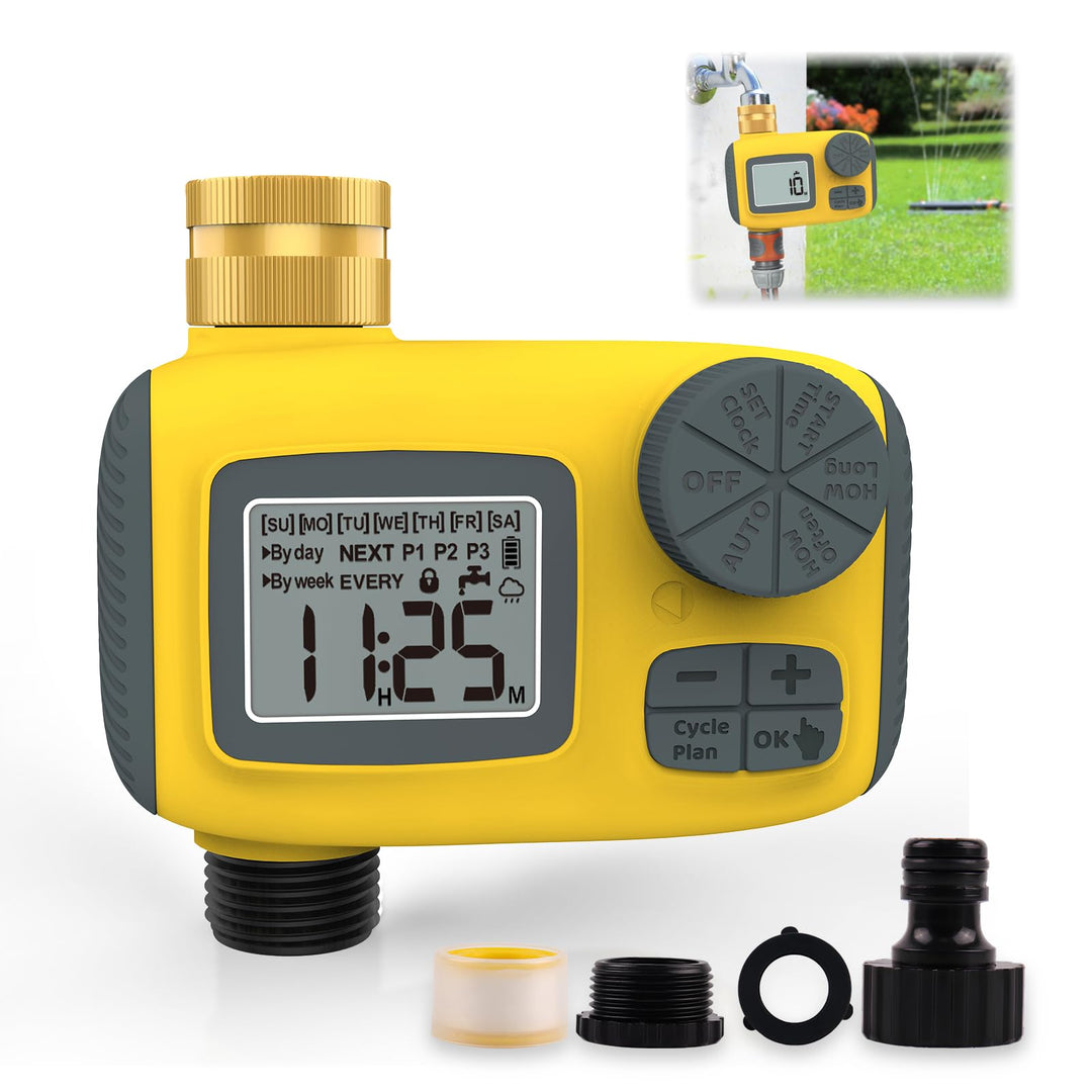 Honitra Bewässerungscomputer, Gardena Bewässerungsuhr für Gartenschlauch, Gardena Wasseruhr für die