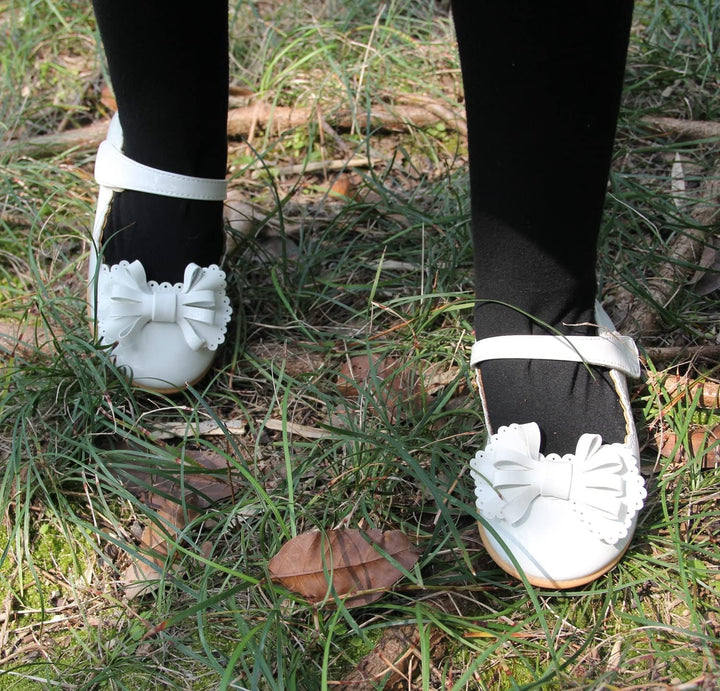 EIGHT KM - Kleinkind Mädchen Kleid Ballerinas Schuhe - Mary Jane Wohnungen - Prinzessin Hochzeit Sch