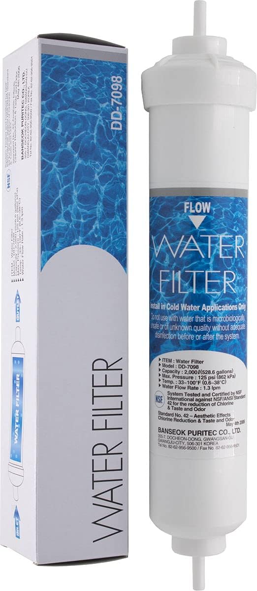 Kühlschrank-Wasserfilter für Siemens KA58NP90GB/04 / KA58NP90GB/05 / KA58NP90GB/01
