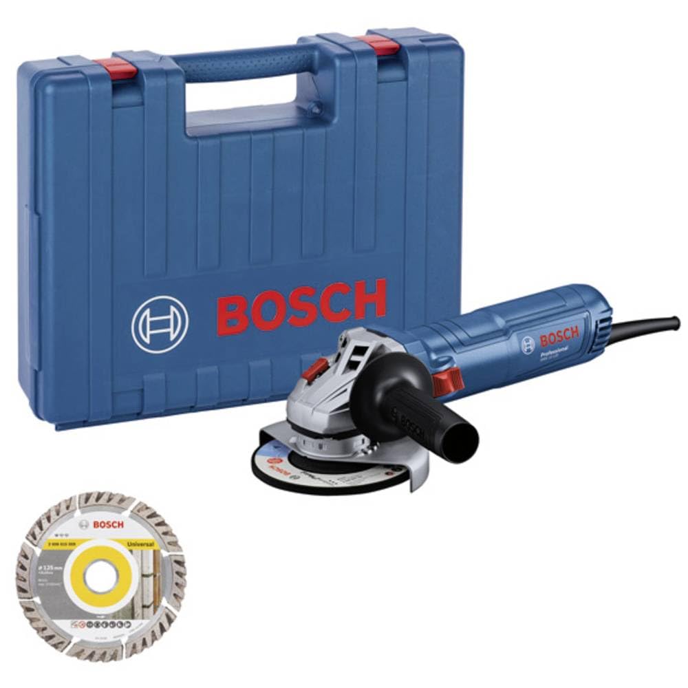 Bosch Professional Winkelschleifer GWS 12-125 (Scheiben-Ø: 125mm, Leistung 1200 W, Wiederanlaufschut