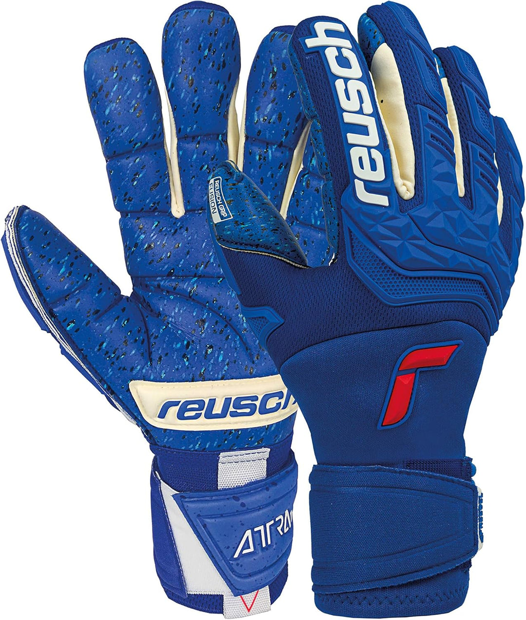 Reusch Unisex – Erwachsene Attrakt Freegel Fusion Goaliator Torwarthandschuh 8 deep blue / deep blue