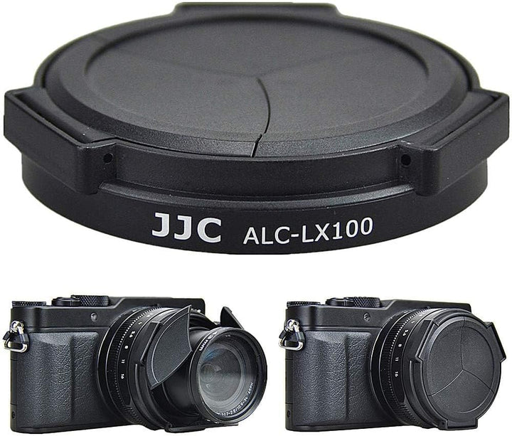 JJC Spezial Automatik Objektivdeckel für Panasonic DC-LX100II, Lumix DMC-LX100, Leica D-LUX (Typ 109
