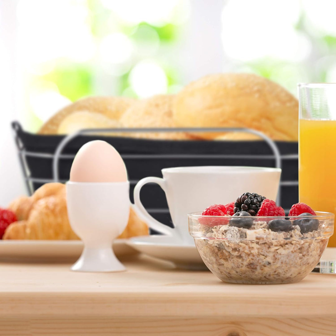 Relaxdays Brotkorb Metall mit Stoffeinsatz, eckig, Frühstückskorb für Brot &amp; Brötchen, HBT: 10 x 23,