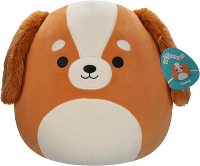 Squishmallows SQCR05413 - Ysabel der Spaniel 30 cm, offizielles Jazwares Plüsch, superweiches Kusche