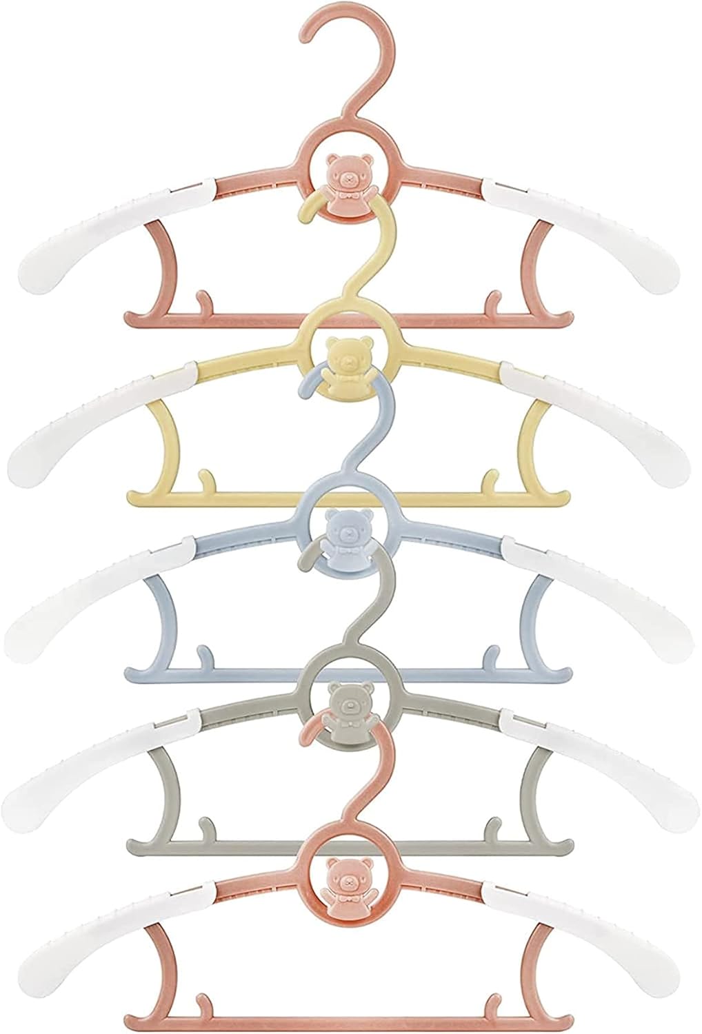 Spesh 20 Stücke Kinderkleiderbügel 28-36cm Verstellbare Baby Kleiderbügel Kunststoff Kleiderbügel mi