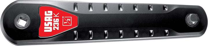 USAG U02360700 Kettenverlängerung für 1/2 Stecknüsse, schwarz Steckschlüsseln 1/2, Steckschlüsseln 1