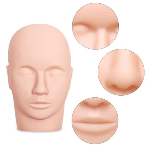 Frisierkopf, Trainingsköpfe für Friseure Trainingskopf für Kosmetologie Kahler Puppenkopf Mannequin